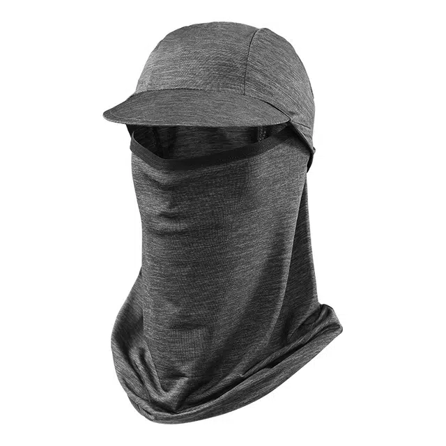 南极人 遮脸护颈一体遮阳帽户外骑行钓鱼脸基尼遮脸防紫外线冰丝透气 防晒面罩 男款
