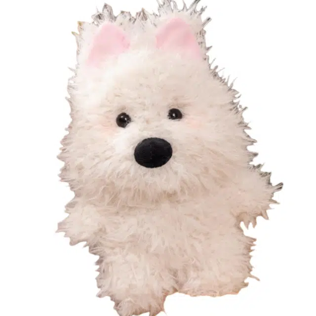 咔噜噜 萌宠可爱站姿小狗抱枕 创意布娃娃 玩偶 毛绒公仔