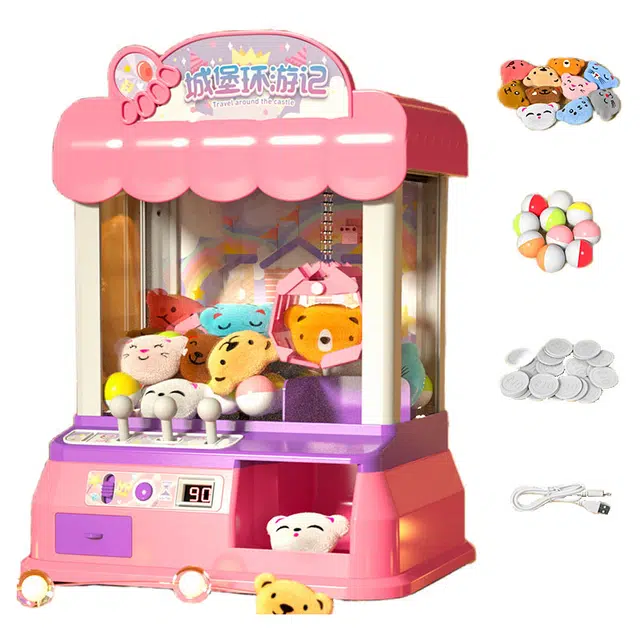 妙贝乐 娃娃机系列 计时声光娃娃机 扭蛋机 智能玩具