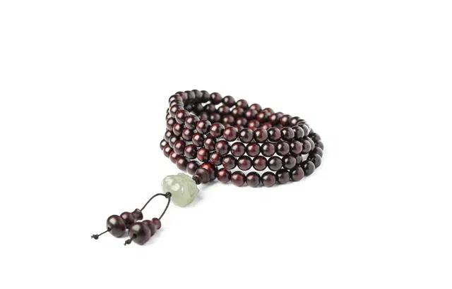 三檀小舍 国风国潮 新中式吉祥如意 兴旺发达 遍地生财 紫檀 木作手串 男女同款情侣款 紫檀