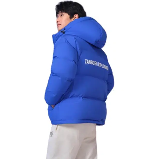 坦博尔 连帽加厚拉链羽绒服 男款