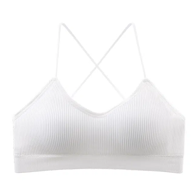 欧迪芬 无痕侧收贴身舒适自带胸垫无钢圈美背吊带 女款