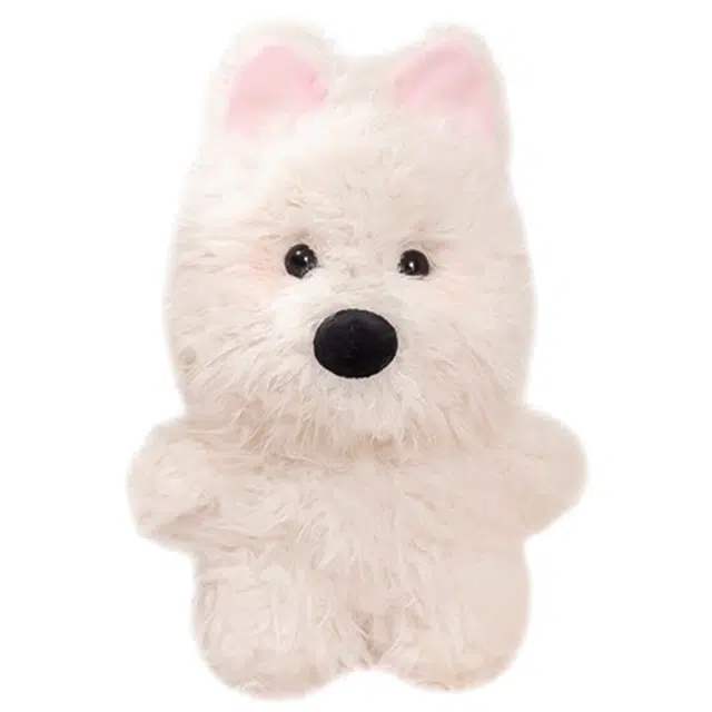 波比熊 站姿小狗 可爱 玩偶 毛绒公仔