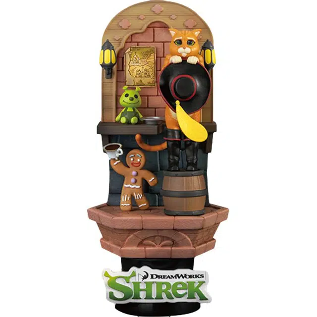 野兽王国 梦精选 穿靴子的猫 马达加斯加企鹅 可爱摆件 场景手办 潮流公仔