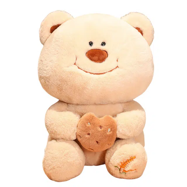 狐狸仙 可爱领结小熊 饼干熊 吃货小熊布娃娃 玩偶 毛绒公仔