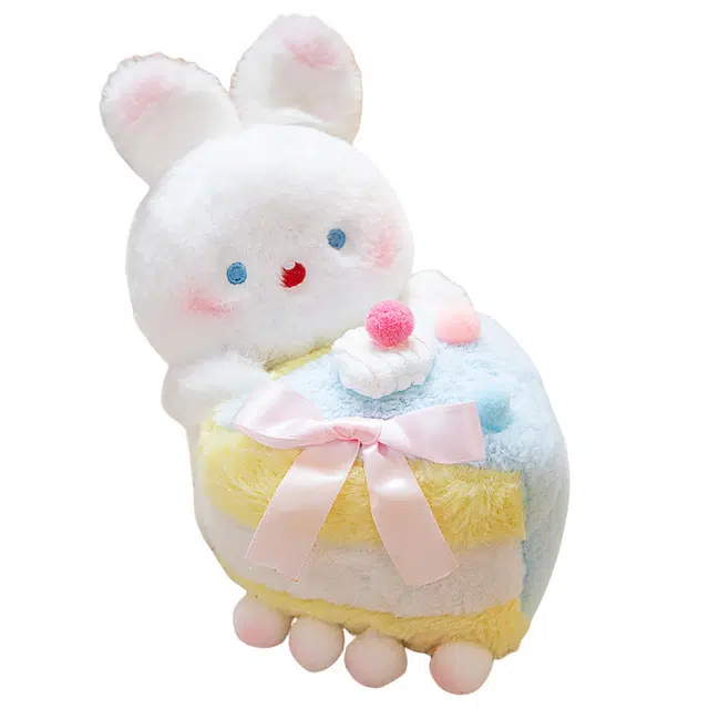 狐狸仙 可爱甜宠蛋糕娃娃汉堡猪 生日氛围摆件 玩偶 毛绒公仔