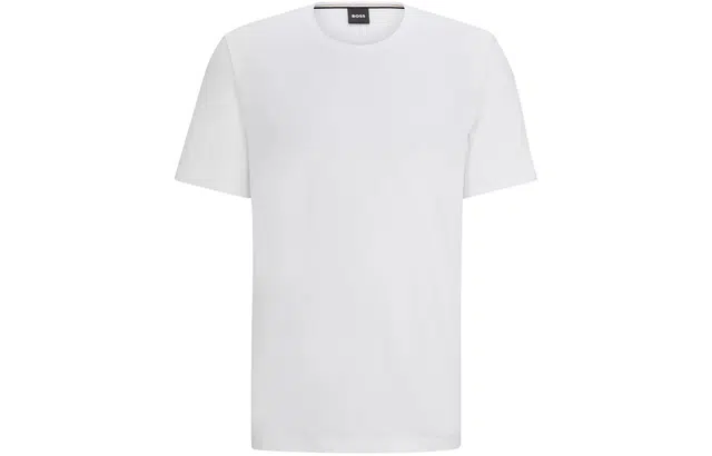HUGO BOSS Stretch-Cotton Regular-Fit T-Shirt With Logo Detail LogoT