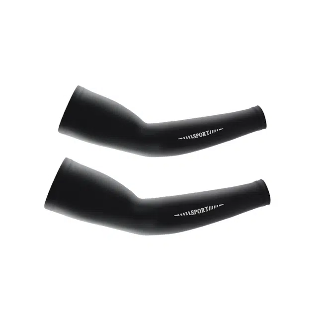 南极人 电竞冰袖冰丝袖套透气薄款护臂户外运动骑行钓鱼开车防紫外线 防晒袖 男款