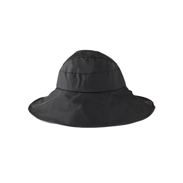 南极人 大帽檐遮脸防紫外线黑胶可扎马尾空顶帽户外出游海边遮阳 轻薄款 防晒帽 女款