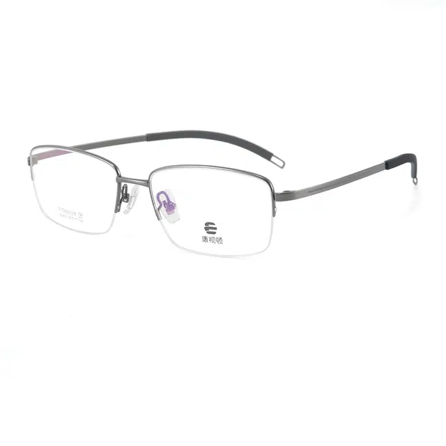 【联系客服可配度数】 康视顿 超轻钛材 大框眼镜可配近视镜片 钛合金 方形 光学镜架 男女同款情侣款