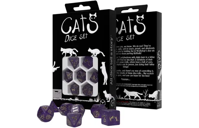 CATS Dice Set Purrito