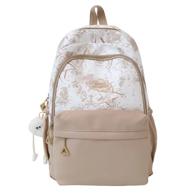 度森袋鼠 扎染潮流时尚大容量 尼龙 双肩包 男女同款情侣款 黑色/紫色/黄色/多色