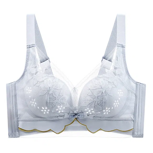 芬腾 薄款透透杯大胸显小显瘦上托调整型内衣女收副乳防下垂文胸 夏季 女款