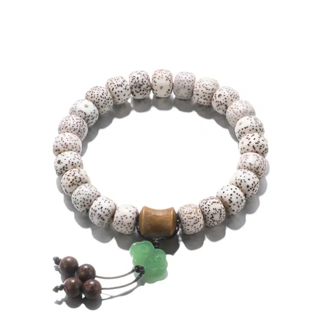 凯真 国潮民族风祥云转运珠高品质高密单圈文玩可盘玩念珠 星月菩提 手串 男女同款情侣款