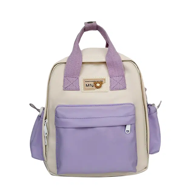 醇龙 小型韩系轻便百搭出游多用小众外出休闲 手提包单肩斜挎包 尼龙 双肩包 女款 多色