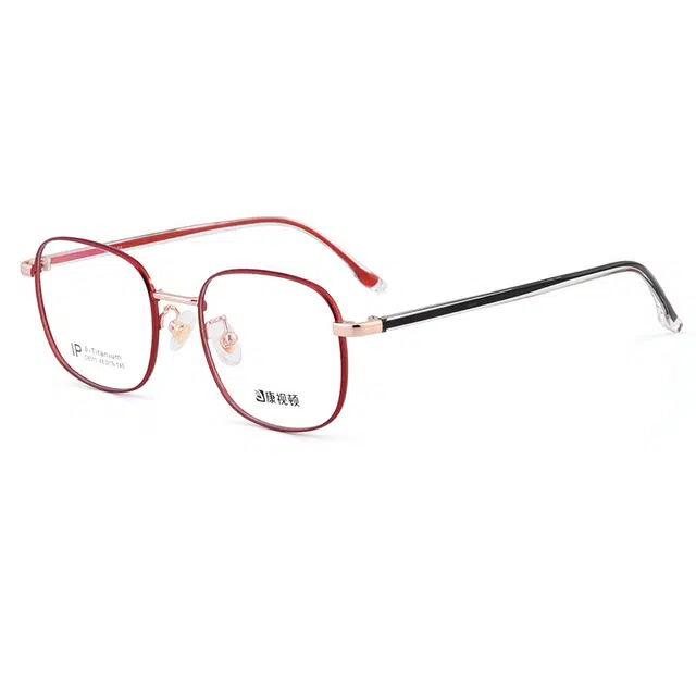 【联系客服可配度数】 康视顿 潮韩系文艺超轻 β钛 不规则形 光学镜架 男女同款情侣款