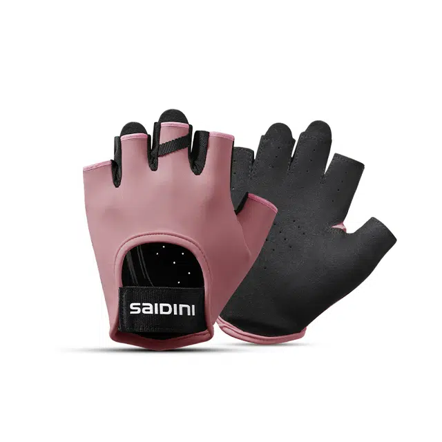 浪莎 健身壶铃器械单杠锻炼护腕防滑半指防起茧羽毛球耐磨 运动手套 女款