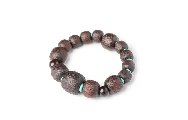 三檀小舍 国潮国风 藏式大孔道 小众设计 高级轻奢款 木作 手串 男女同款情侣款 紫檀