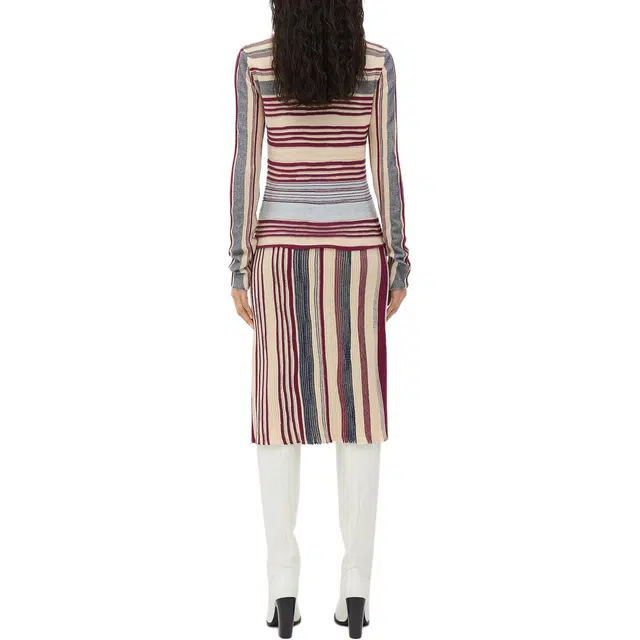 Bottega Veneta Striped Linen Polo PoloPolo