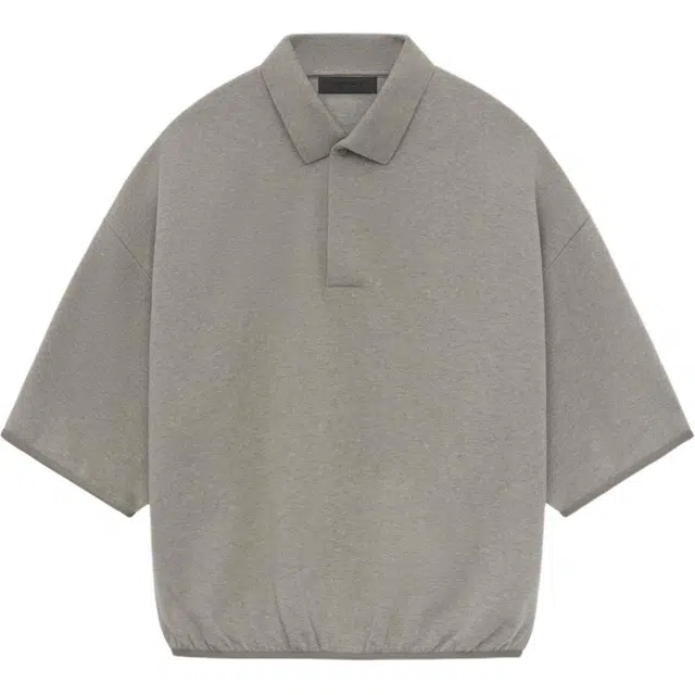 Fear of God Essentials Heather Grey Polo