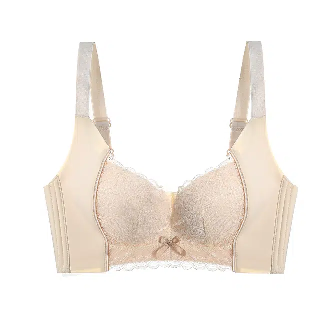 草本初色 无钢圈聚拢收副乳防下垂调整型上托文胸 女款