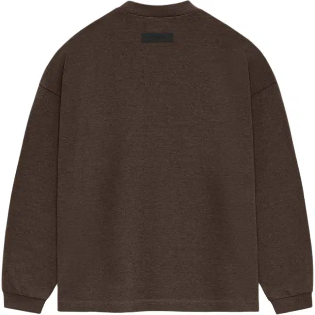 Fear of God Essentials SS24 HEAVY LS TEE T Heather Wood