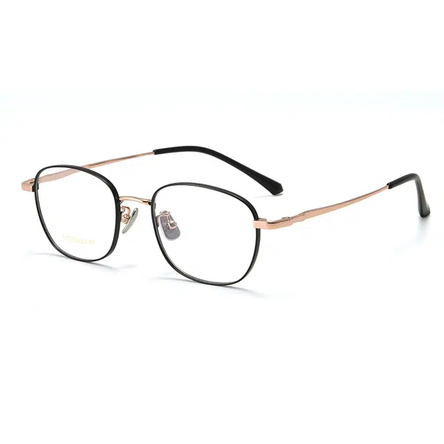 【联系客服可配度数】 康视顿 显瘦轻奢高级感优雅气质舒适 钛 椭圆形 光学镜架 女款