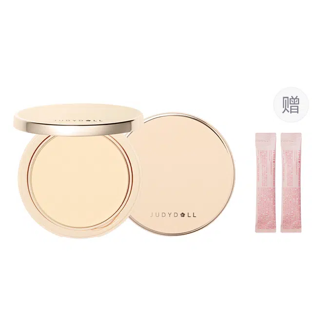 橘朵 新年限定 绵绵绒雾粉饼 自然持久哑光控油