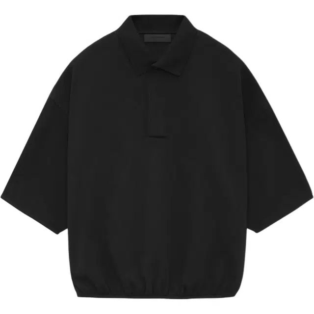 Fear of God Essentials SS24 34 Sleeve Pol Black Polo Black