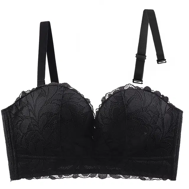 草本初色 可拆卸肩带防滑美背少女性感学生内衣女小胸聚拢无钢圈收副乳防下垂裹胸罩纯欲风文胸 女款