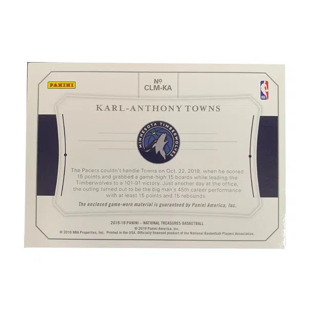 PANINI 2019 Panini patch 2125