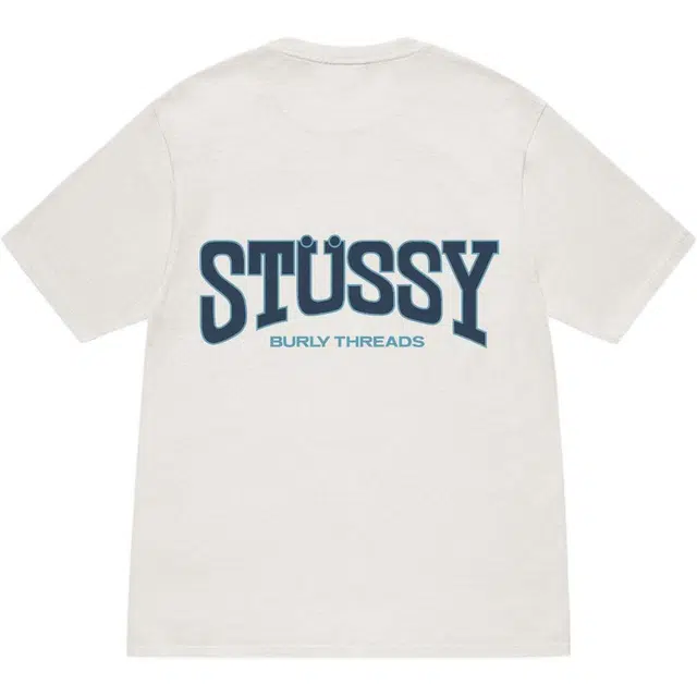 Stussy SS24 BURLY THREADS TEE PIGMENT DYED T