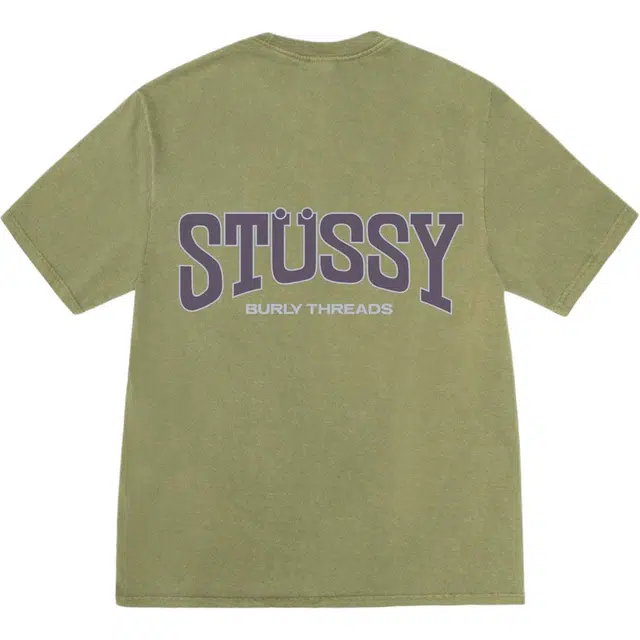 Stussy SS24 BURLY THREADS TEE PIGMENT DYED T