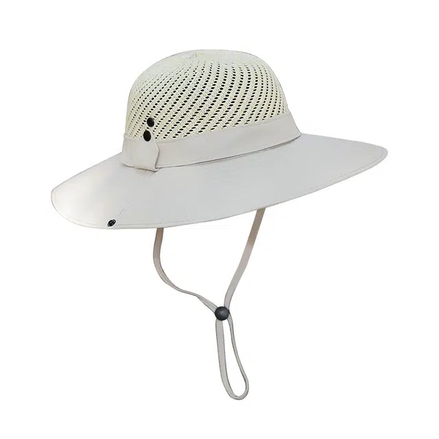浪莎 防晒钓鱼遮阳户外登山防紫外线透气 聚酯纤维 渔夫帽 男款