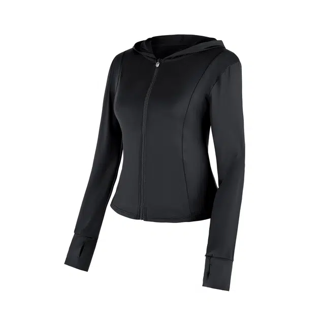 麓蔓蒂 小野同款修身户外防紫外线冰丝凉感百搭运动连帽防晒服 女款