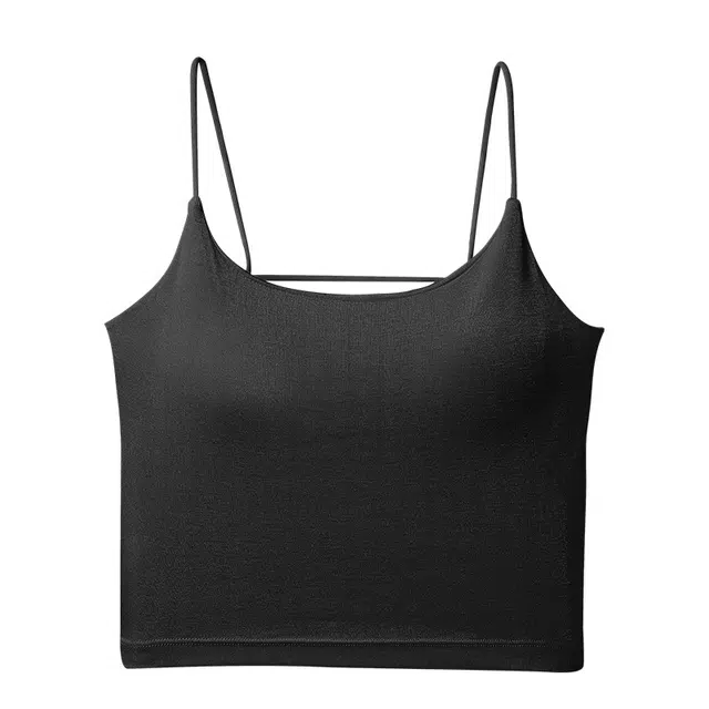 桔内 美背防走光带胸垫一体式外穿露背内搭背心 女款
