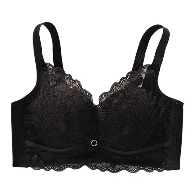 芬腾 聚拢调整型无钢圈收副乳防下垂蕾丝 夏季文胸 女款