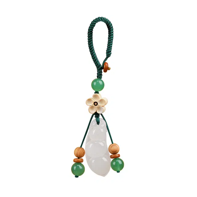 谧月珠宝 福豆四季豆 奢华精致吉祥安康 简约风潮流 时尚 高级感 新中式 国潮 复古 民族风 玛瑙 摆件 男女同款情侣款