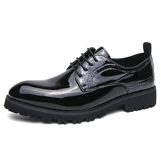 健牌 时尚潮流 休闲百搭 正装皮鞋 男款