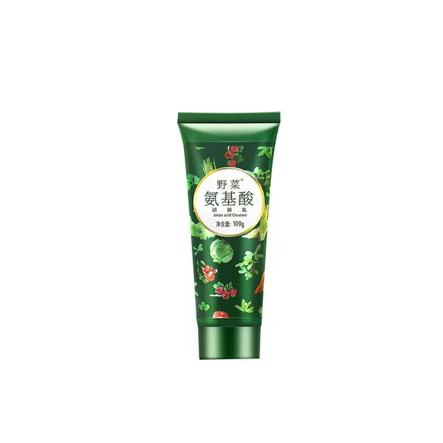 野菜 氨基酸清颜乳 修护去角质控油提亮清爽滋润紧致维稳舒缓 任何肤质 清洁毛孔 水油平衡 温和清洁 水润不紧绷
