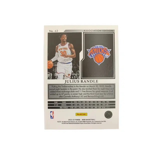 PANINI 2023 Noir base 5299