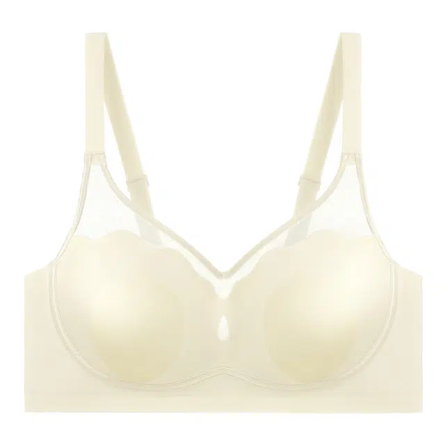 内在密码 薄款大胸显小兔耳杯超薄凉感无痕遮副乳文胸 女款