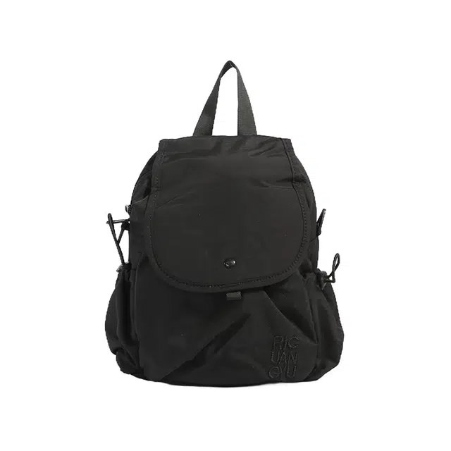 度森袋鼠 通勤休闲背包简约潮流时尚 尼龙 双肩包 男女同款情侣款 黑色/紫色/卡其色