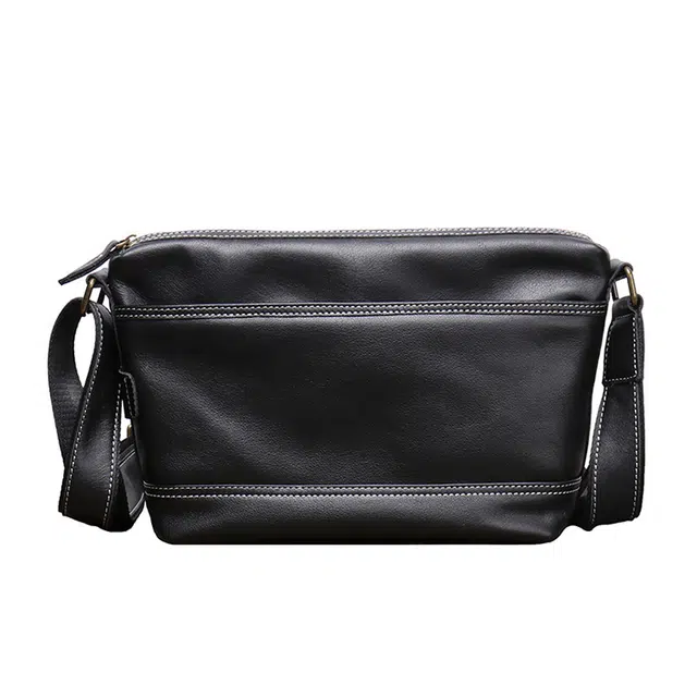 DOSRFINI Men's Leather Messenger Bag