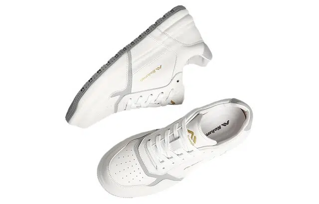 哥仑步 头层牛皮 简约百搭 时尚舒适 防滑透气 低帮 生活休闲鞋 男款