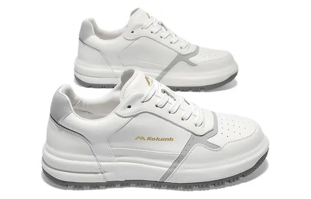 哥仑步 头层牛皮 简约百搭 时尚舒适 防滑透气 低帮 生活休闲鞋 男款