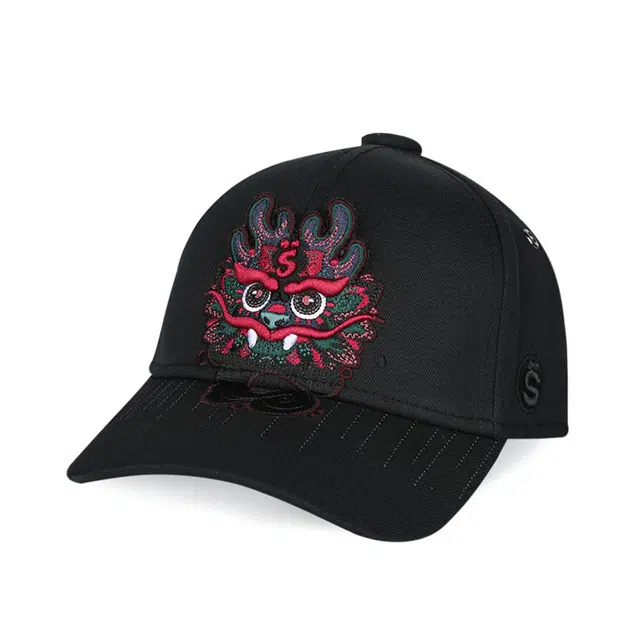 SWOFCARE Black Dragon Embroidered Kids Cap
