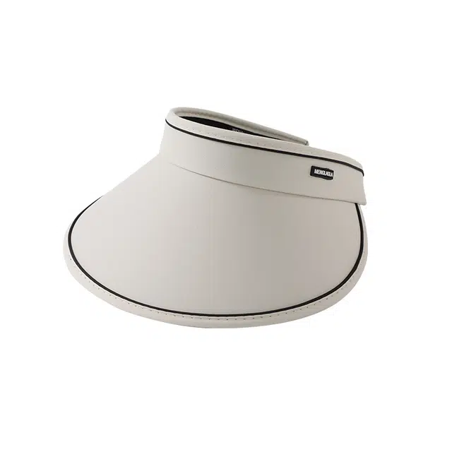 浪莎 防紫外线大帽檐空顶帽大帽檐跑步户外登山休闲遮脸防紫外线黑胶遮阳帽太阳帽 锦纶 氨纶 防晒帽 女款