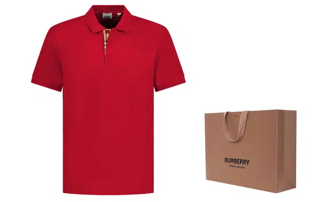 Burberry Polo Shirt Red
