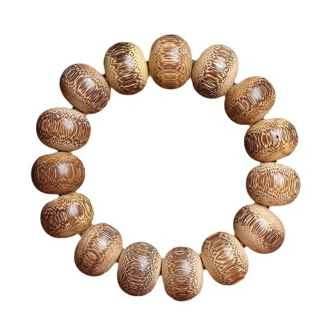 仙友 国潮复古名族风  佛珠 把玩盘玩 竹算盘珠 手串 男女同款情侣款 金丝檀木